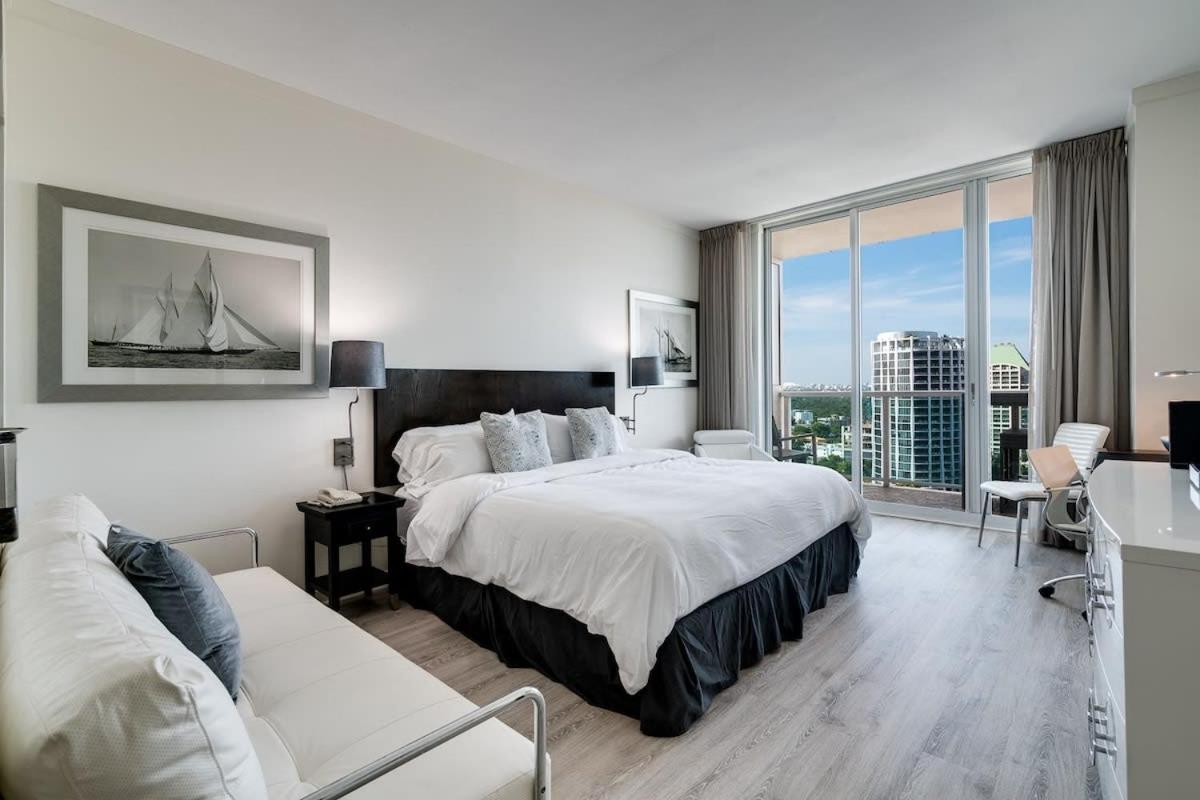 City View Balcony Steps From Restaurants, Peacock Park & Marina Miami Exterior foto